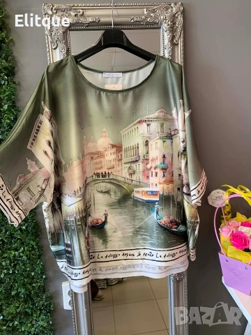 сатенени блузи , снимка 2 - Блузи с дълъг ръкав и пуловери - 54214276