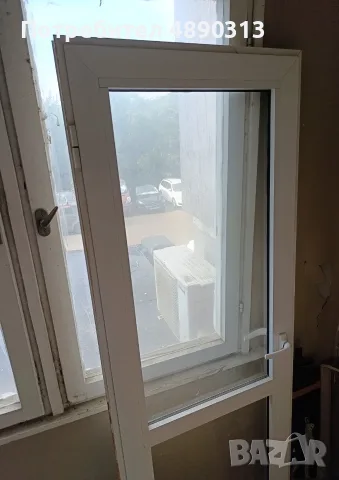 Продавам Алуминиева врата с каса в отлично състояние. , снимка 2 - Интериорни врати - 55336597