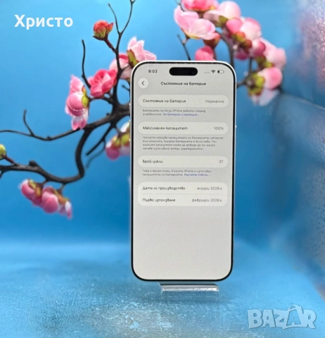 ГАРАНЦИОНЕН!!! Apple iPhone 17 Pro Max, 256GB, 5G, Silver, снимка 6 - Apple iPhone - 54130091