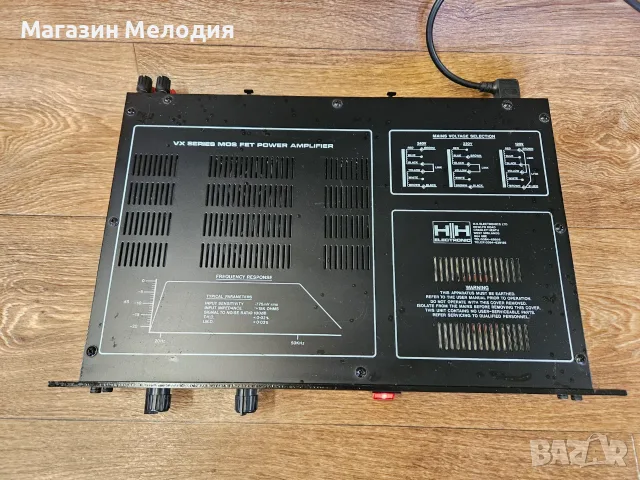 Крайно стъпало HH VX150 150watt 2 channel Professional MOSFET Power Amplifier, снимка 6 - Ресийвъри, усилватели, смесителни пултове - 55307751