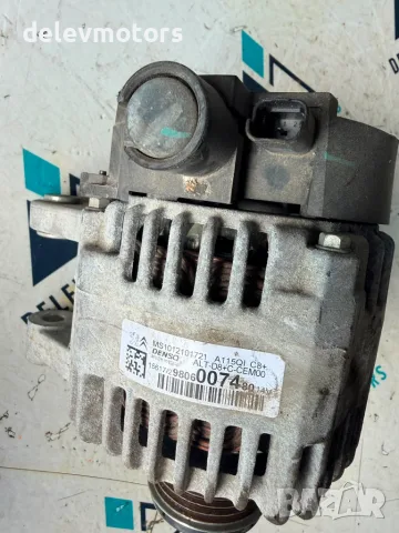 9806007480 14V динамо алтернатор Denso от Citroen C4 1.2 T, 110 к.с., 5 скорости 2018 г., снимка 6 - Части - 55657029