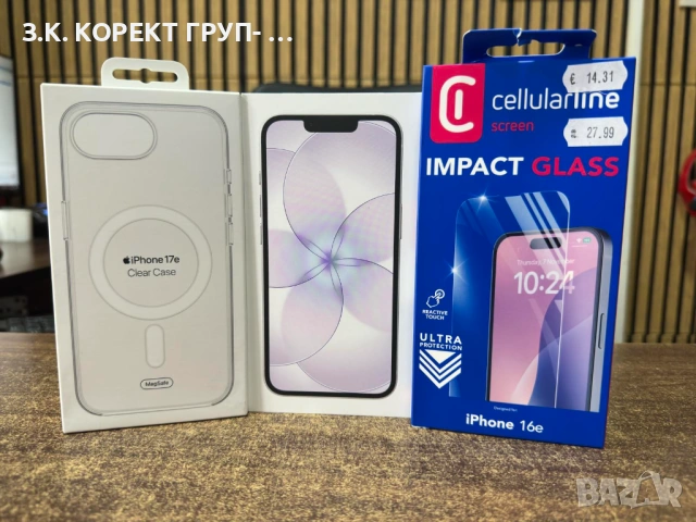 НОВ iPhone 17e 256GB White, Запечатан