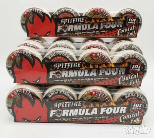 SPITFIRE FORMULA FOUR Conical Full MINI LOGO C-Cut ELEMENT Bam Margera Гуми за скейтборд скейт 