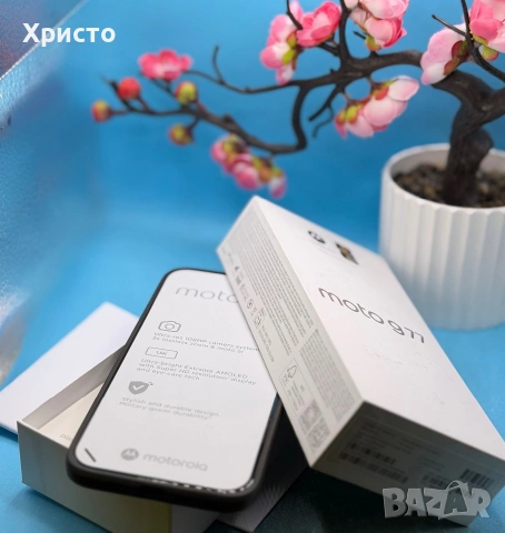 НОВ!!! Motorola G77, 256GB, 8GB RAM, 5G, Black Olive  , снимка 3 - Motorola - 55024467