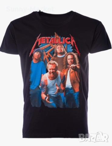 Тениска METALLICA , мъжки дамски и детски модели над 20 цвята 