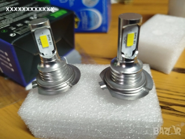 led h7 крушки 2 бр 6000к, снимка 2 - Крушки - 55002256