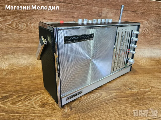 Радио Grundig Concert Boy N210 Automatic – Германска транзисторна класика, снимка 11 - Радиокасетофони, транзистори - 55528732