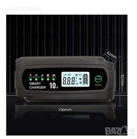 Зарядно за акумулатор, Smart 10W, снимка 3 - Аксесоари и консумативи - 34523471