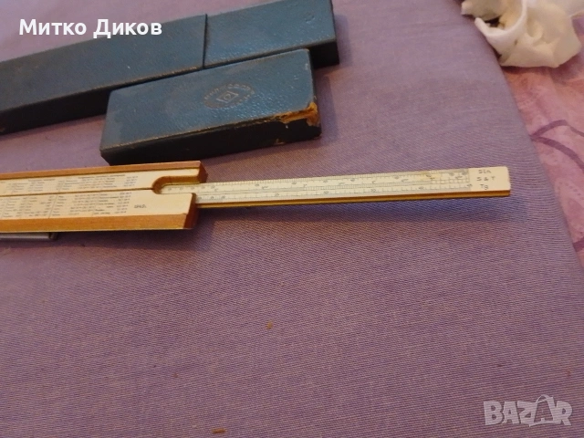 логаритмична сметачна линия.USSR, снимка 7 - Ученически пособия, канцеларски материали - 54957215
