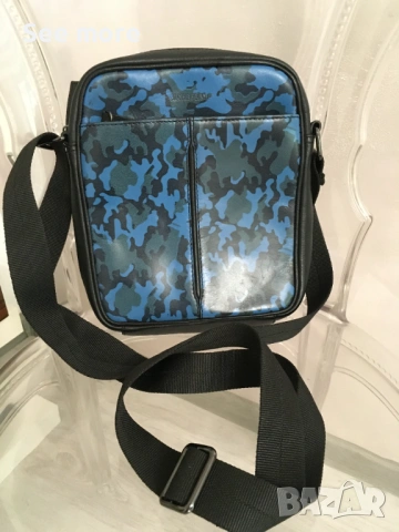 Silver Frame мъжка чанта естествена кожа, снимка 3 - Чанти - 54587400