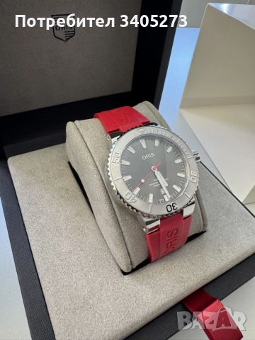 Часовник Oris Aquis 01 733 7730 4153-07 4 24 66EB Swiss Made, снимка 2 - Мъжки - 55571187