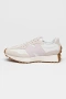 Чисто нови New Balance, Велурени маратоки с кожа, Слонова кост, Бeжово, бледо Розови детайли, 38 р-р, снимка 3