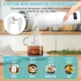 Преносима електрическа кана, 3 в 1, електрически термос, 500 ml, 4 температурни нива, LCD дисплей, б, снимка 4