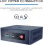 Нов, неупотребяван безшумен мини компютър Beelink Mini S с пасивно охлаждане N5095 / 8GB RAM / 256GB, снимка 7