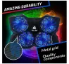 Охладителна подложка Klim Wind RGB за лаптопи до 17.3 инча черна rgb осветление с кутия като нова, снимка 2