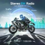 Чисто нов блутут за мото каска Moman RS-S слушалки и микрофон с FM радио , снимка 9