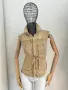 DIESEL памук и лен елек сафари XS, снимка 2
