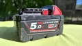 Батерия акумулаторна MILWAUKEE M18 B5 (повредена) , снимка 1
