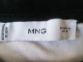 Бяла дамска тениска Mango (MNG) с черен кант, снимка 4