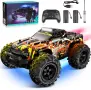 Кола с дистанционно управление - 1:18 Високоскоростна LED светлина 25 км/ч RC кола , снимка 1