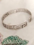 Прекрасна Нежна Сребърна Гривна VERSACE с Лазурит, снимка 3