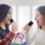 Мини Bluetooth караоке колонка с вградени RGB LED светлини, снимка 1