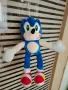 Плюшена играчка Соник/Sonic син, снимка 1