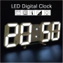 000005 Мултифункционален електронен часовни LCD дисплей, прецизен термометър и нощна лампа в едно, снимка 2