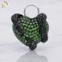 Нова Уникална Златна Висулка с 2.90кт Естествени Диаманти и Изумруди, снимка 2