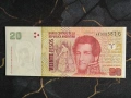 Банкнота - Аржентина - 20 песо UNC | 2003г., снимка 1