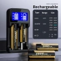 Интелигентно зарядно устройство за батерии AAA/AA,с дисплей Matbc, снимка 1