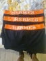 Продавам 3 броя мъжки боксерки Hermes, снимка 1