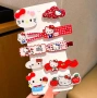 Комплект от 10 броя фиби за коса Hello Kitty., снимка 4