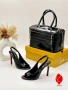 Christian Louboutin Дамски Обувки на Ток и Чанта Различни Цветове , снимка 3