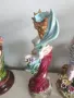 Meissen фигура 36см-1,4кг/еротика/Майсен порцеланова статуетка на момиче с цветя и шал, снимка 5