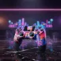 Безжичен джойстик за PS4 с тъчпад, вибрация и LED осветление – FC25 / GTA дизайн, снимка 5