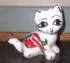 Порцеланова фигура коте, снимка 1