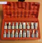 TRIDENT TOOLS 18бр. 3/8" DRAIN PLUG KEY SET вложки камъни комплект, снимка 1