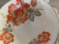 Антикварно трио Sorau Carstens Porzellan Astoria “Blume Orange” (Германия, 1925–1939г.), снимка 3
