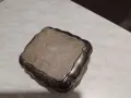 винтидж кутия за бижута Godinger Silver Art Co. посребрена 130х115х48мм и вътре 96х80х38мм, снимка 7