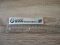 сребрист стикер Powered by BMW Motorsport , снимка 2