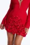 Оригинална Мини Рокля 3D апликация - бранд Fashion Nova, снимка 2