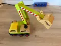 Детска играчка дървен багер Wawa, снимка 1