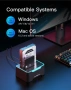 Докинг станция за RGB твърд диск, двойна докинг станция за 2,5/3,5 инча SATA HDD SSD,клониране..., снимка 5