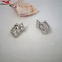 Обеци с платинено покритие 211234, снимка 1