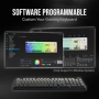 Чисто нова механична Геймърска Клавиатура Aula F99 PRO – Безжична, Gasket Mount, Сива  , снимка 7