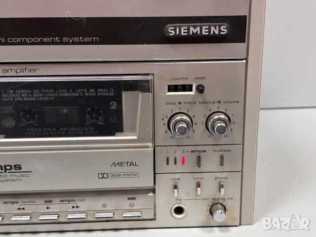 Легенда! Siemens Hifi-Portable RS 806, снимка 2 - Радиокасетофони, транзистори - 55340188
