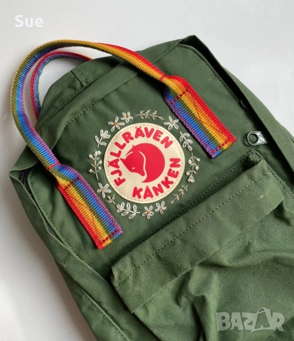 ОРИГИНАЛ Fjallraven Kanken раница ръчно бродирана