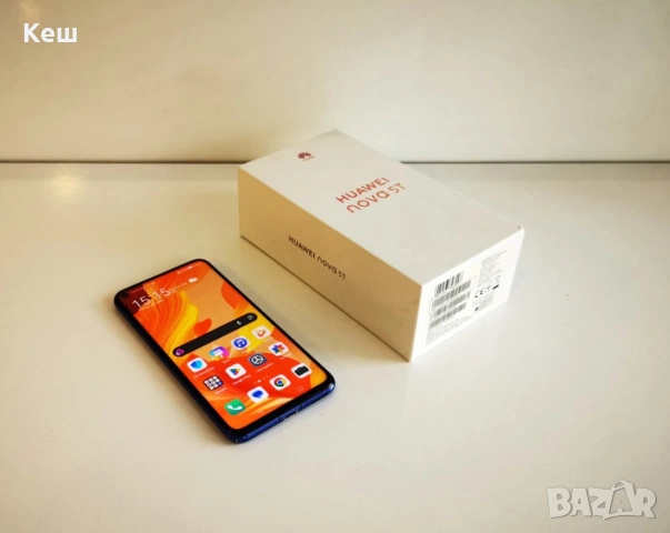 Смартфон Huawei Nova 5T (6/128GB), снимка 3 - Huawei - 54883373