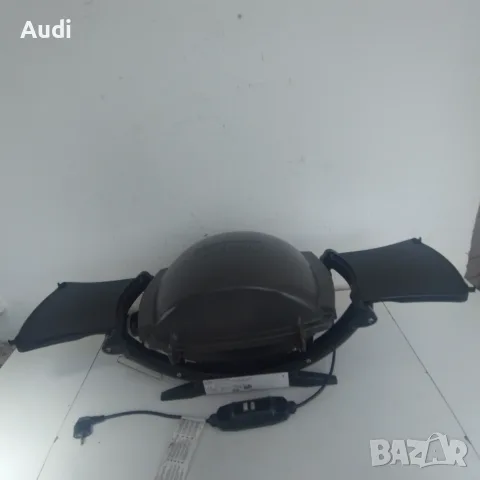 Електрическо барбекю WEBER Q140 Масивен корпус от лят алуминий Масивна чугунена решетка , снимка 2 - Барбекюта - 55391862